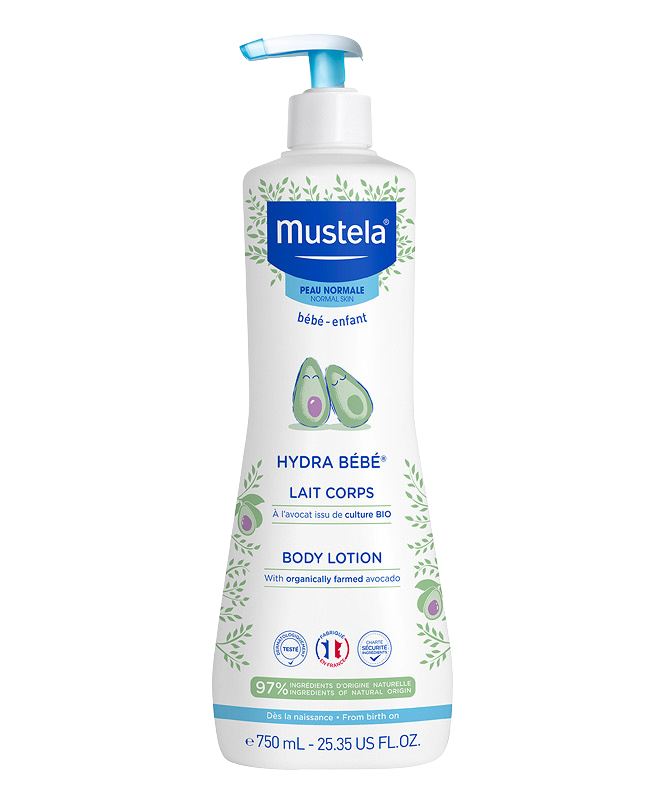 Fotografie MUSTELA HYDRA BÉBÉ® Hydratační tělové mléko 750 ml