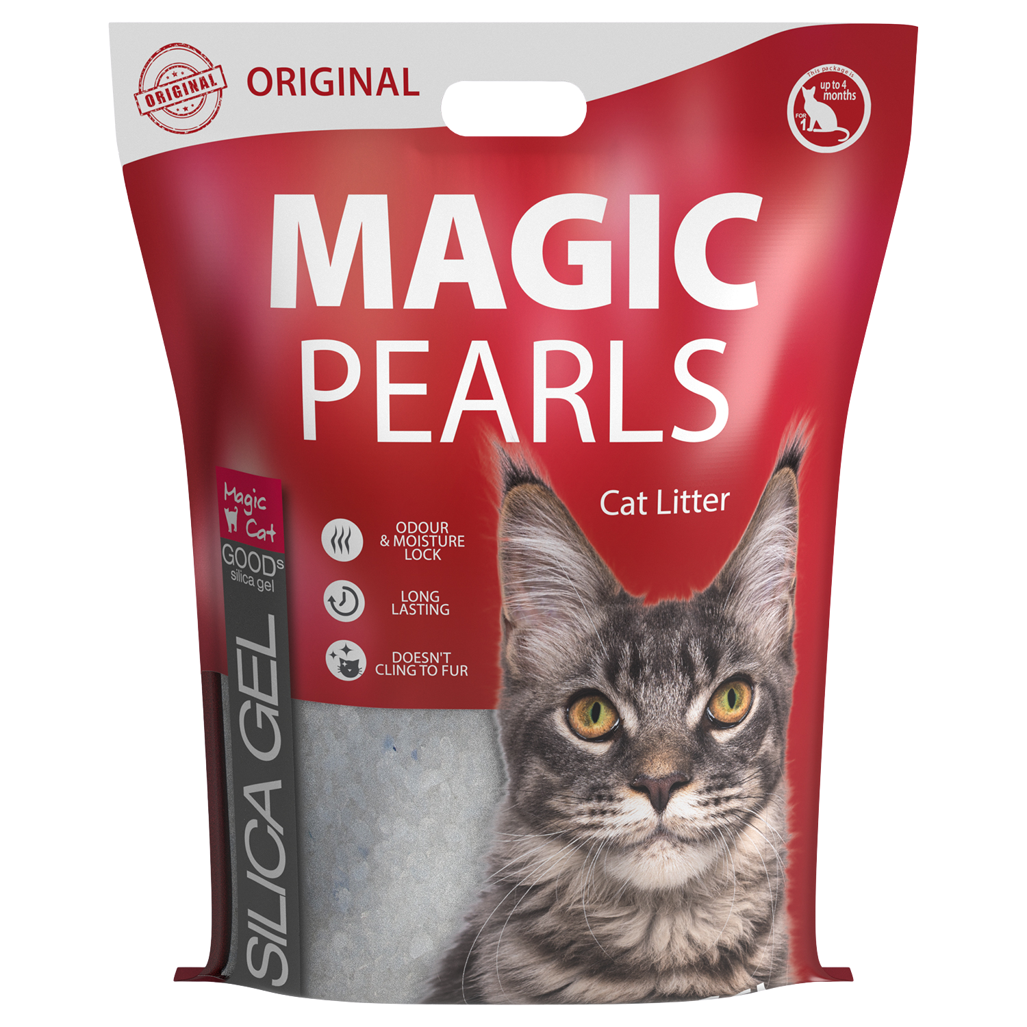 MAGIC CAT Kočkolit Pearls Original 6.3 kg