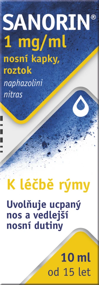 Fotografie SANORIN Nosní podání kapky 10 ml