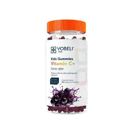 Fotografie LOBEY Kids omega & multivitamin Gummies - rybíz 30 ks