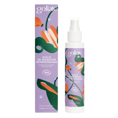 GOLIATE Afrodiziakální masážní olej bio 100 ml