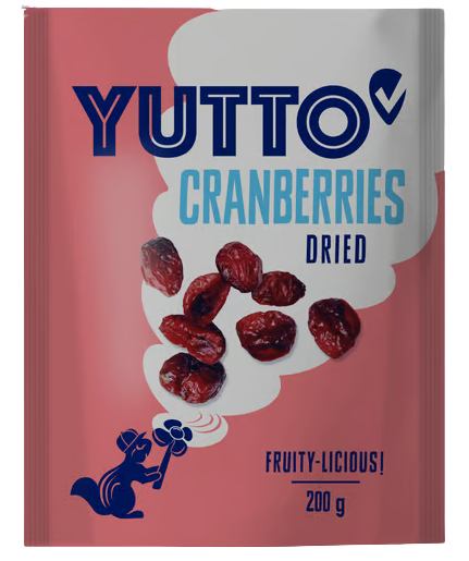 YUTTO Americká brusinka (Klikva velkoplodá) sušená 200 g