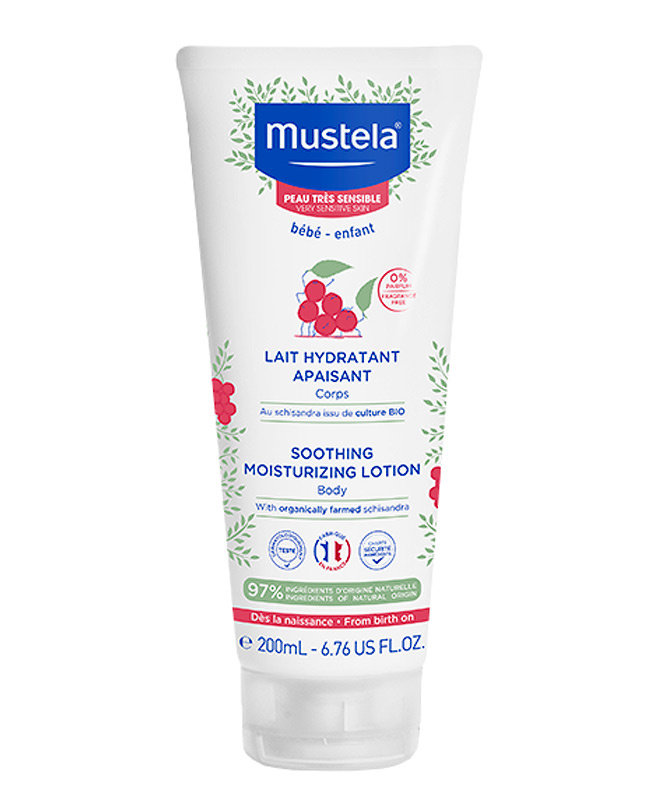 Fotografie Mustela Zklidňujicí hydratační tělové mléko 200 ml
