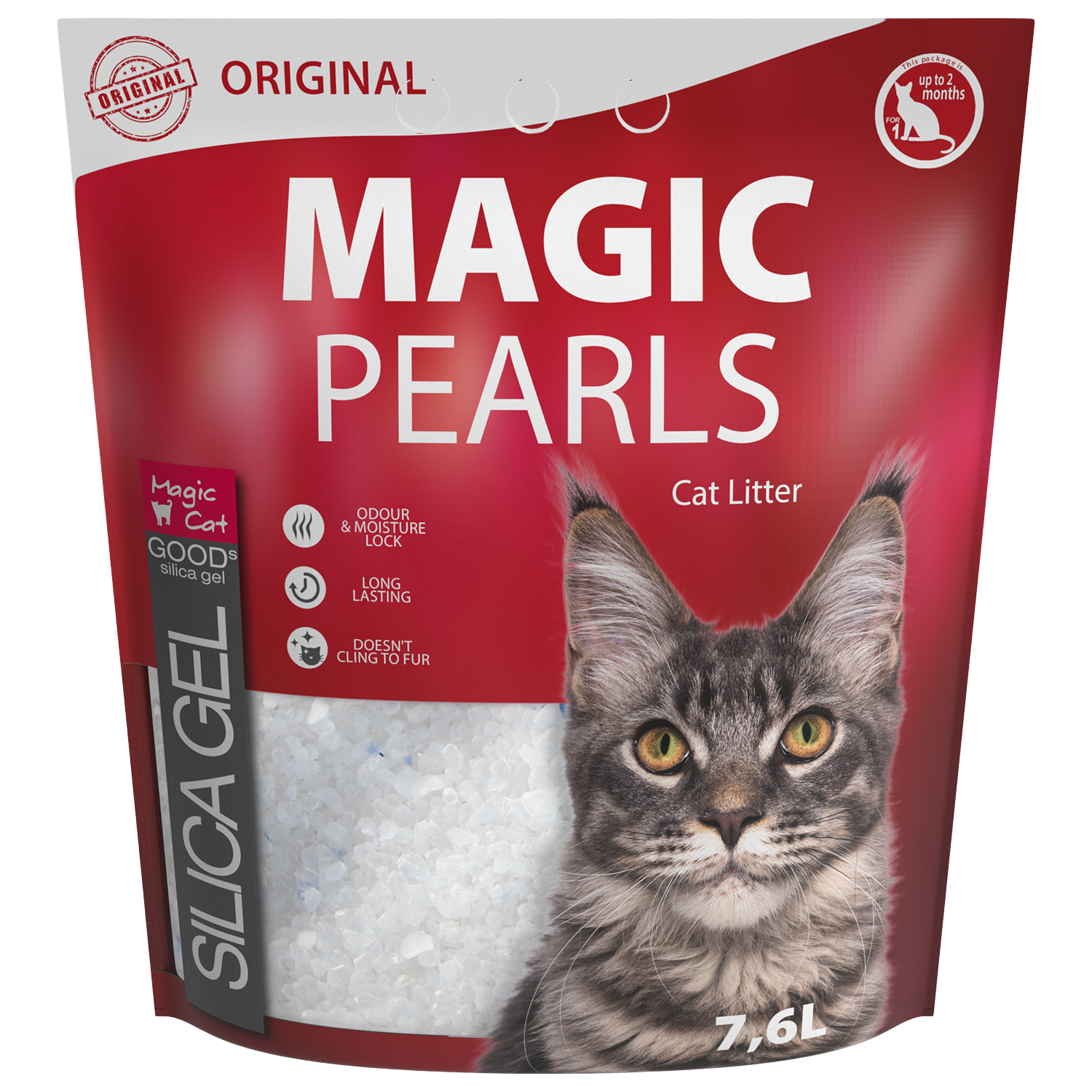 MAGIC CAT Kočkolit Pearls Original 3 kg