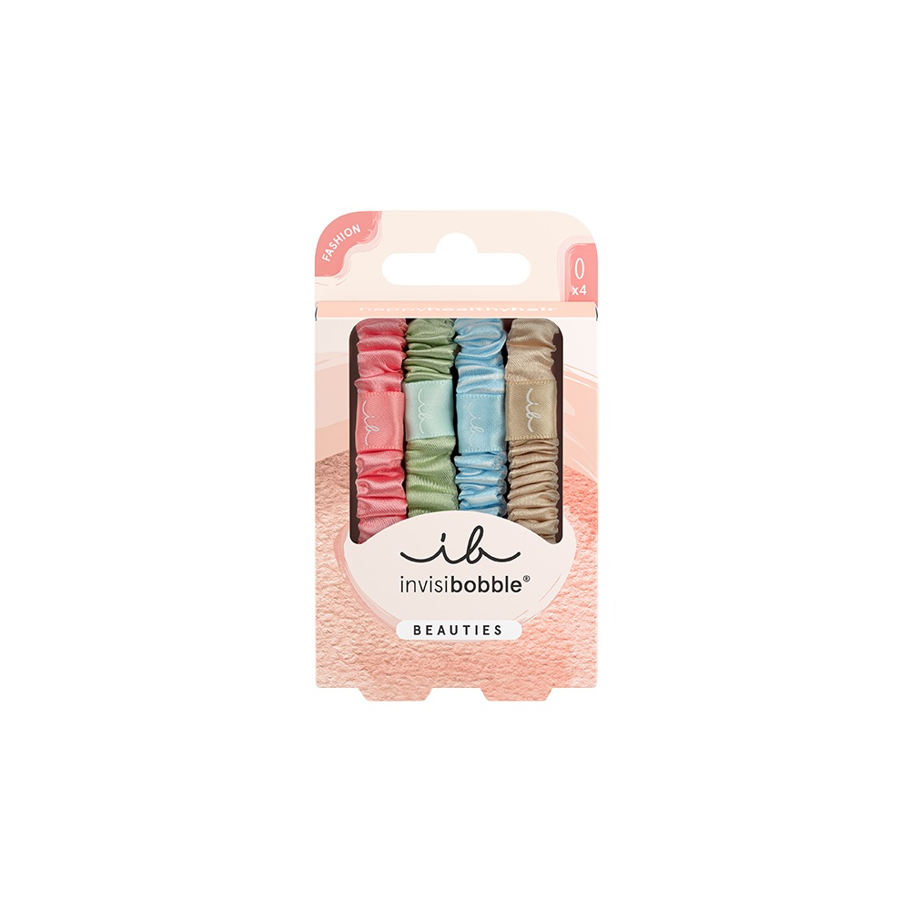 INVISIBOBBLE BEAUTIES Satin Sorbet látkové gumičky 4 ks
