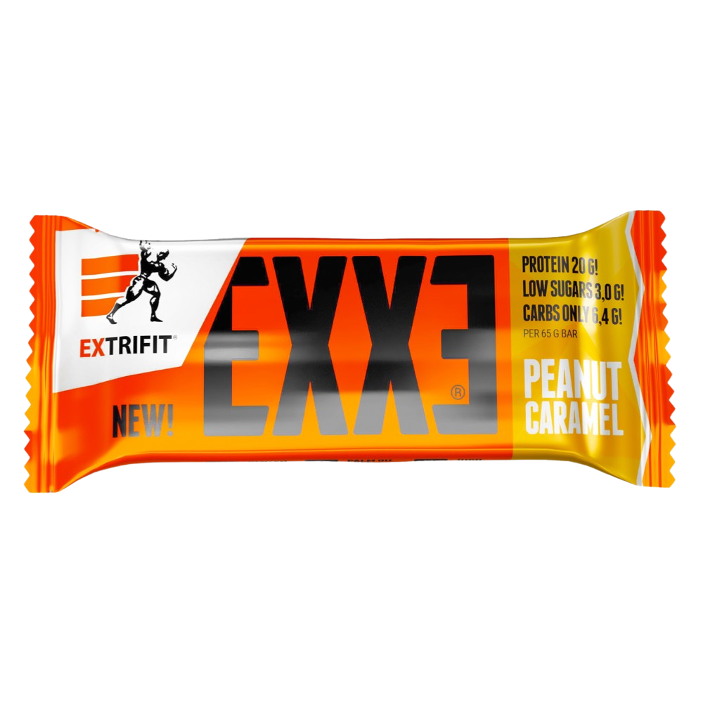 EXTRIFIT Exxe Iso Protein Bar 31% - arašídy a karamel 65 g