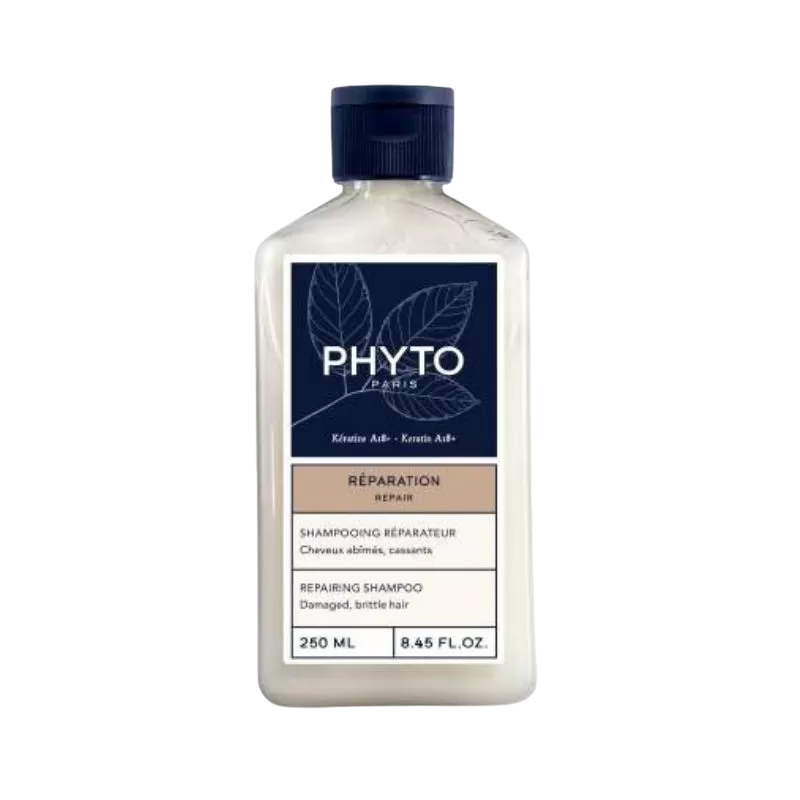 Fotografie PHYTO Repair Obnovující šampon pro poškozené vlasy 250 ml