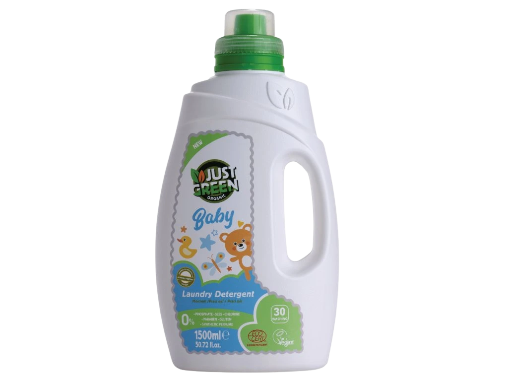 JUST GREEN ORGANIC Organický dětský prací gel 1500 ml