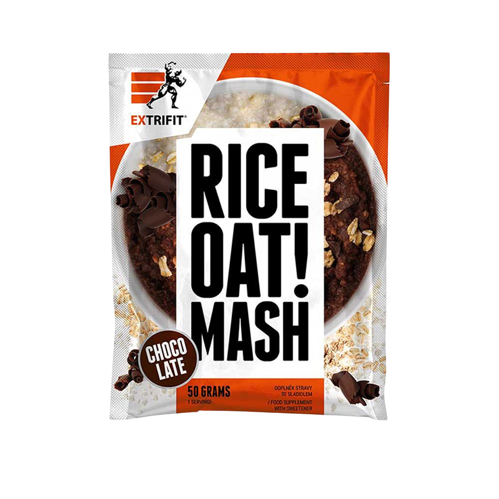 Fotografie EXTRIFIT Rice Oat Mash - čokoláda 50 g