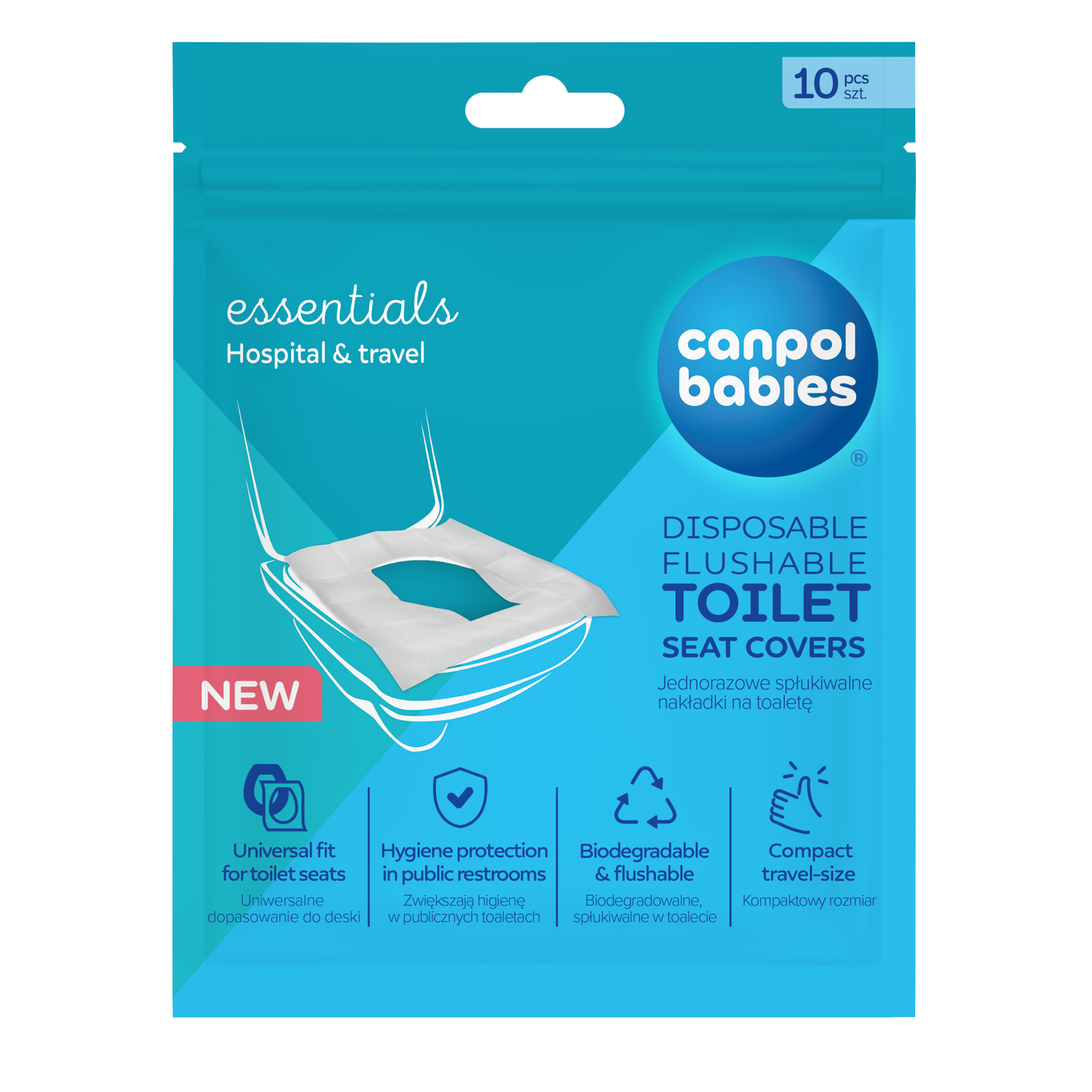 CANPOL BABIES Hygienická jednorázová WC podložka 10 ks
