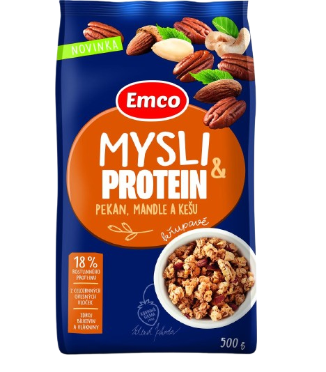 EMCO Mysli proteinové pekan/mandle/kešu 500 g