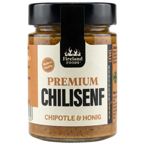 FIRELAND FOODS Chilli hořčice Chipotle & Honey 180 g