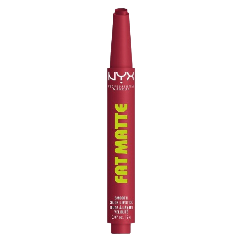 NYX PROFESSIONAL MAKEUP Fat Matte Smooth Click Lipstick Plushin Plum 8 ml