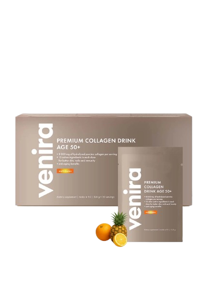VENIRA PREMIUM kolagenový drink age 50+ multivitamin 30 x 10.8 g