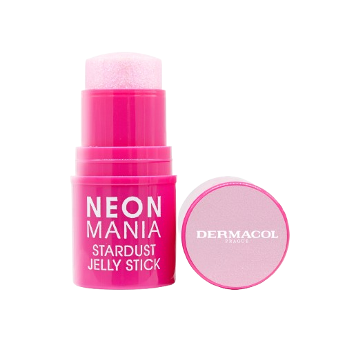 Fotografie DERMACOL Neon Mania Stardust Jelly Stick bloom 8 g