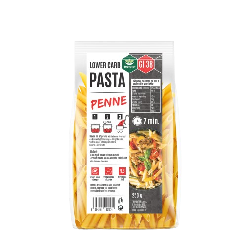 Fotografie TOPNATUR Lower Carb Pasta Penne 250 g
