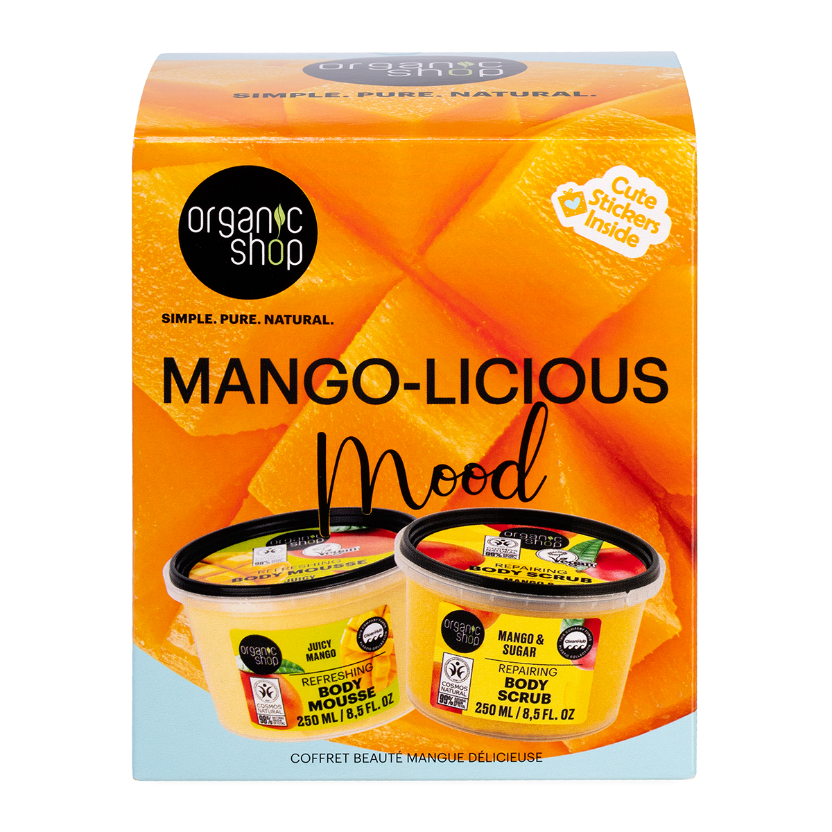 ORGANIC SHOP Mango-licious Mood Beauty Set 2 x 250 ml