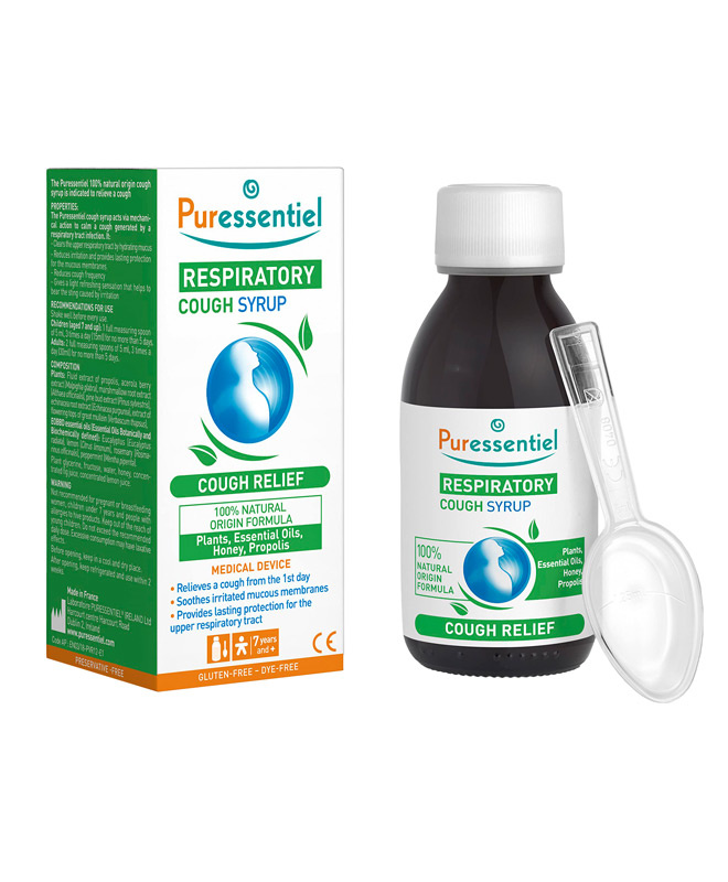Fotografie Puressentiel Sirup proti kašli 125 ml