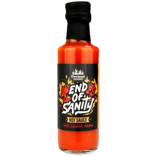 Fotografie FIRELAND FOODS End Of Sanity Hot Sauce 100 ml
