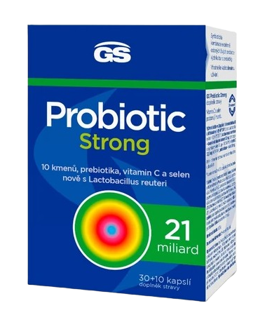 Fotografie GS Probiotic Strong 40 kapslí