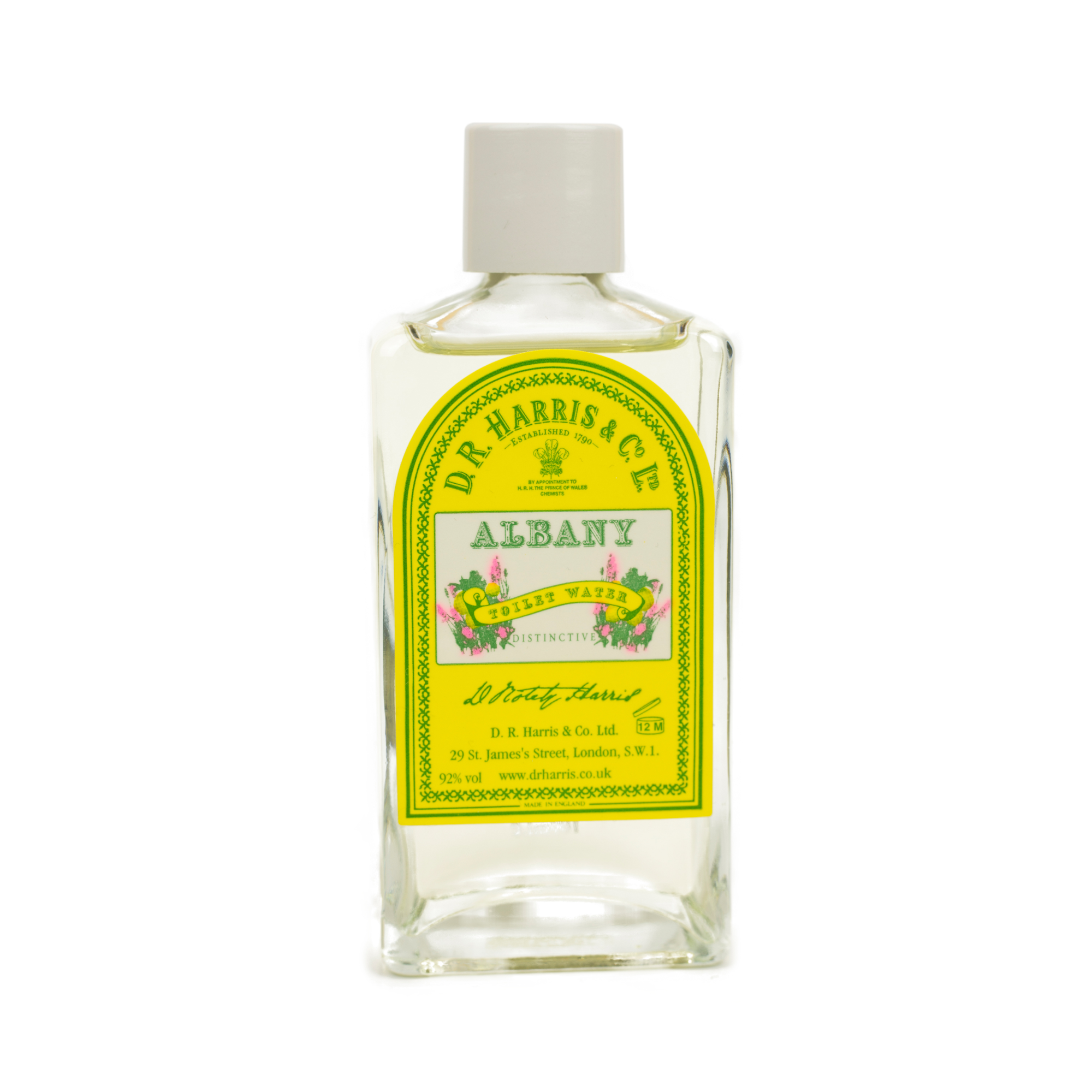 Fotografie D.R. HARRIS Cologne Albany kolínská voda 100 ml