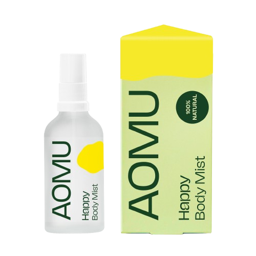 Fotografie AOMU Happy Body Mist - přírodní mlha pro lepší náladu 50 ml