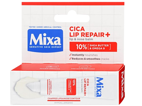 MIXA Cica Repair+ Balzám na rty 10 ml