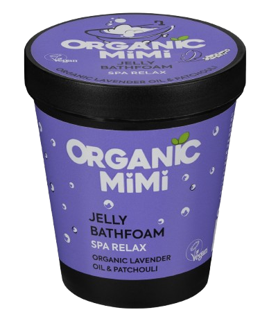 ORGANIC MIMI Spa Relax Lavender & Patchouli gelová pěna do koupele 200 ml