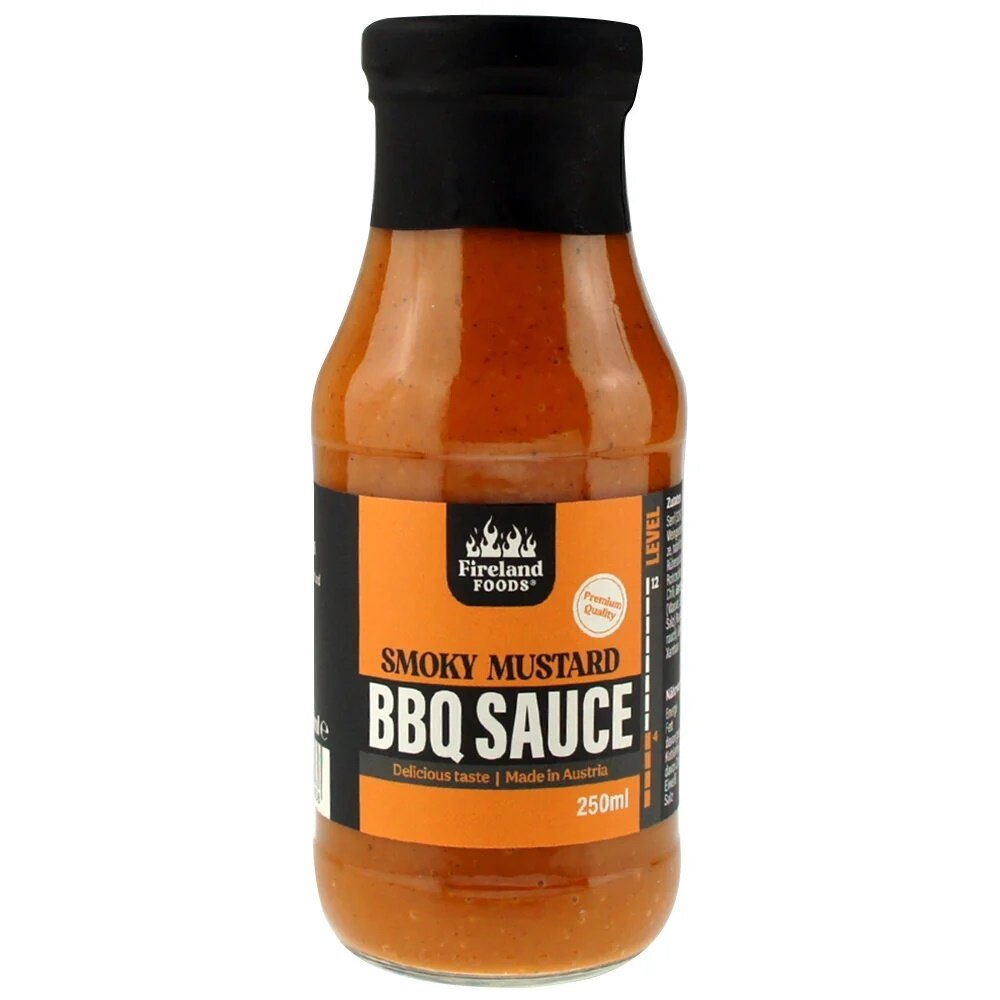 Fotografie FIRELAND FOODS Smoky Mustard BBQ Sauce 250 ml