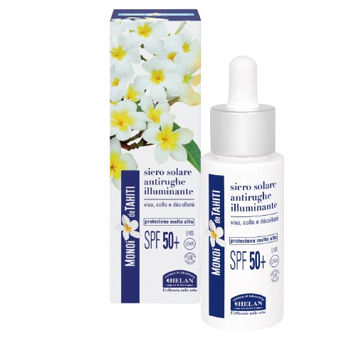Fotografie HELAN Rozjasňující protivráskové pleťové sluneční sérum SPF 50+, 30 ml