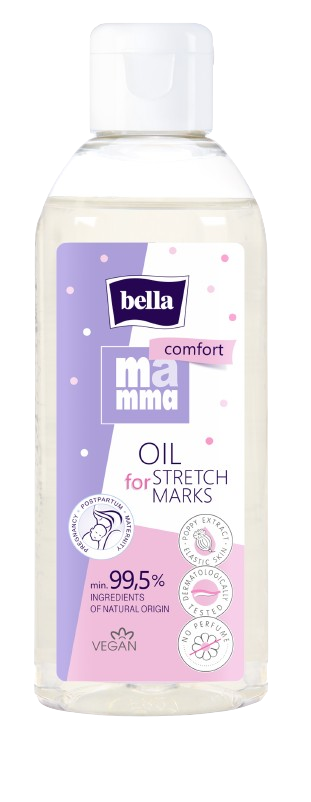 Fotografie BELLA Mamma Comfort olej proti striím 150 ml