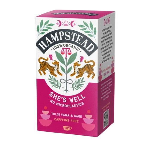 HAMPSTEAD TEA BIO bylinný čaj pro ženskou rovnováhu 20 x 1.5 g