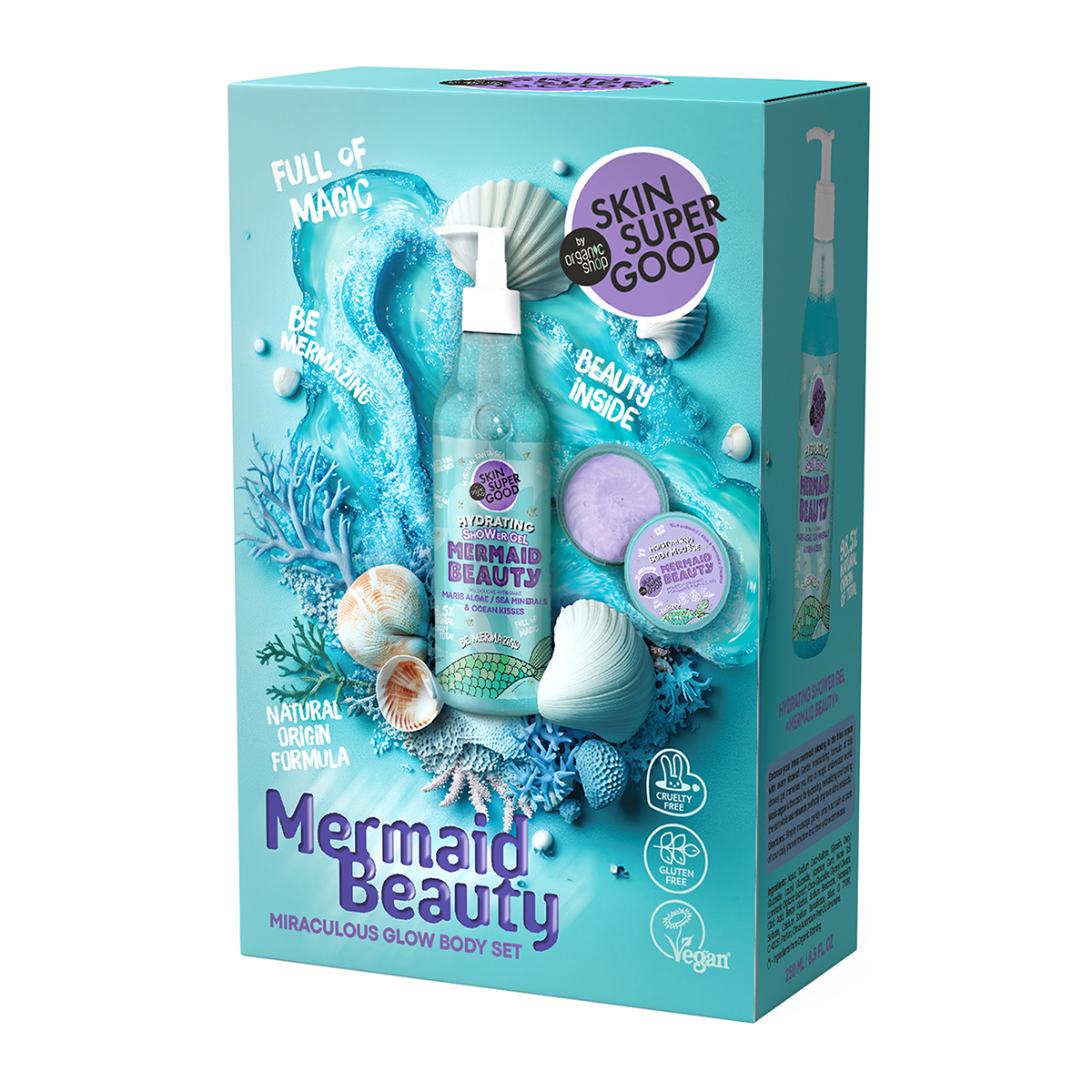 ORGANIC SHOP Skin Super Good Mermaid Beauty Miraculous Glow Body Set