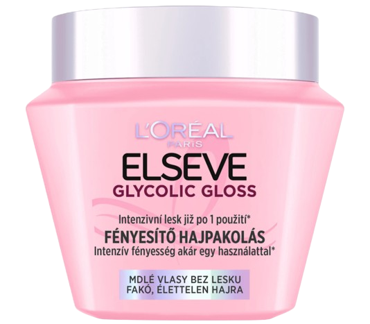 L'ORÉAL PARIS ELSEVE Glycolic Gloss Maska na vyhlazení vlasů 300 ml