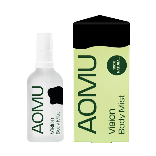 Fotografie AOMU Vision Body Mist - přírodní mlha pro tvořivé naladění a inspiraci 50 ml