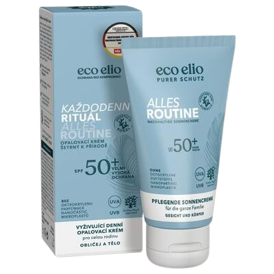 Fotografie ECO ELIO opalovací krém Každodenní Rituál SPF50+ 75 ml