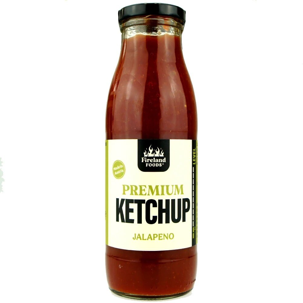 Fotografie FIRELAND FOODS Ketchup Jalapeno 500 ml