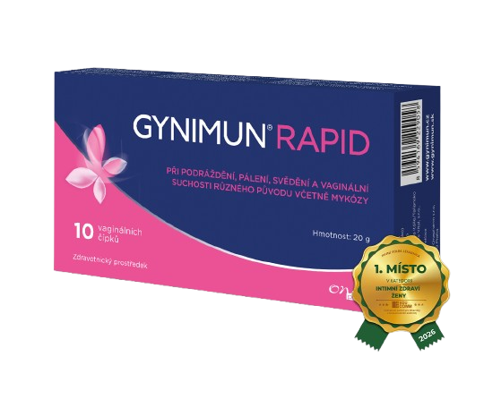 Gynimun Rapid vaginální čípky 10 ks