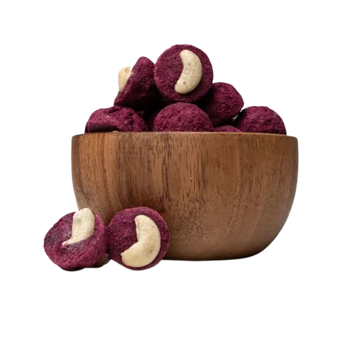 GRIZLY LYO borůvkové košíčky s kešu 125 g