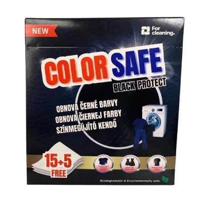 COLOR SAFE Ubrousky na praní Black protect 20 ks