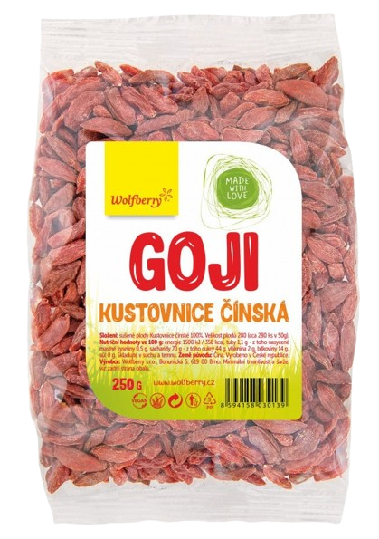 Wolfberry Goji kustovnice čínská 250 g