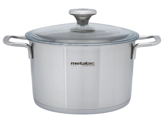 Fotografie METALAC Santino, Nerezový hrnec se skleněnou poklicí 20 cm, 3,5 l