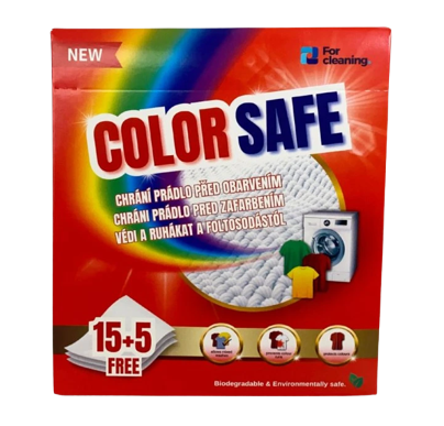 COLOR SAFE Ubrousky na praní 20 ks