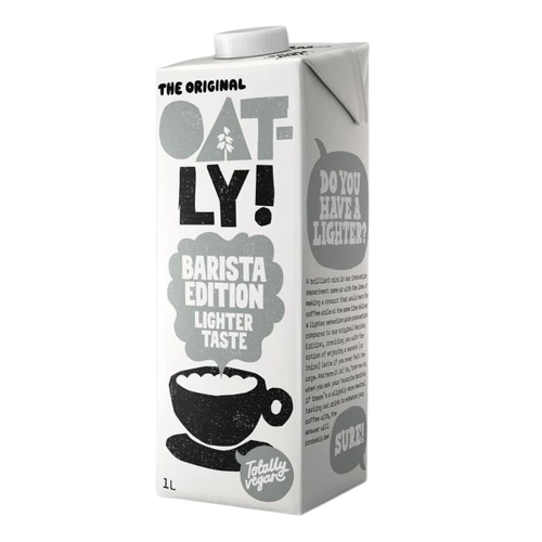 Fotografie OATLY Ovesný nápoj Barista Lighter taste 1 l