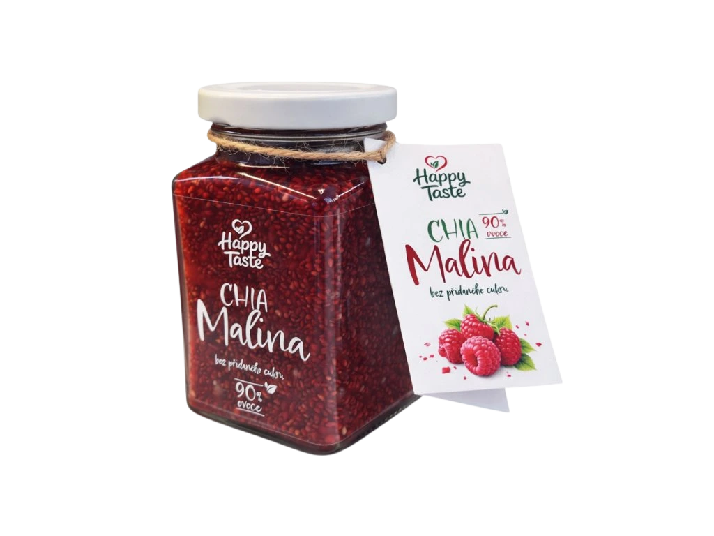 Fotografie BEZVA MÜSLI Džem s chia a malinou 260 g