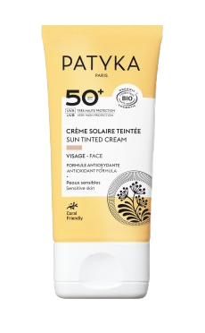 Fotografie PATYKA Tónovaný opalovací krém na obličej SPF 50+ natural 40 ml