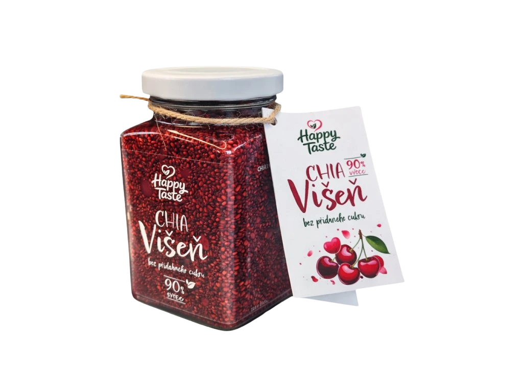Fotografie BEZVA MÜSLI Džem s chia a višní 260 g