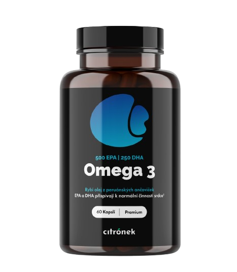 Citronek Omega-3 750 mg EPA + DHA 60 kapslí