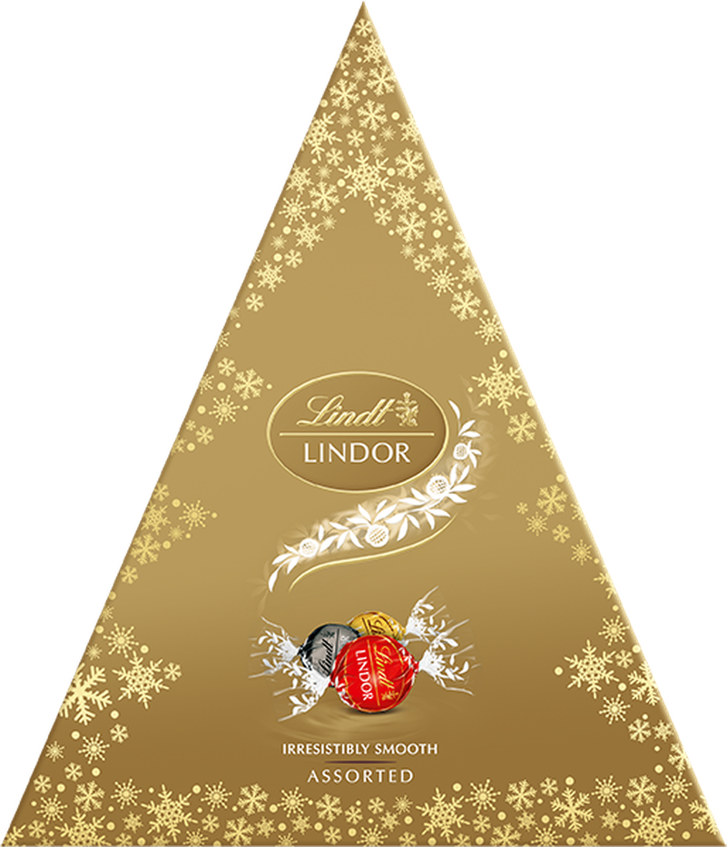 LINDOR Vianočný stromček Zlatý Mix