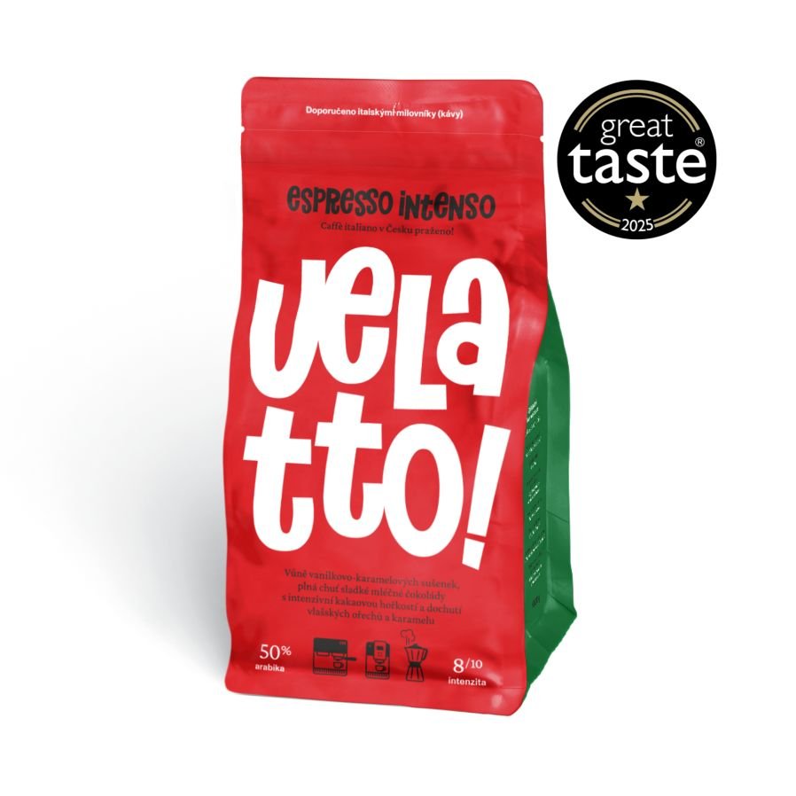 Velatto Espresso Intenso zrnková 250 g
